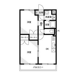 アンプルール フェール K2の物件間取画像